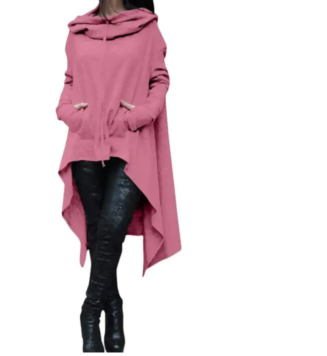 Loose Hooded Women’s Apparel for Fall and Winter 2021