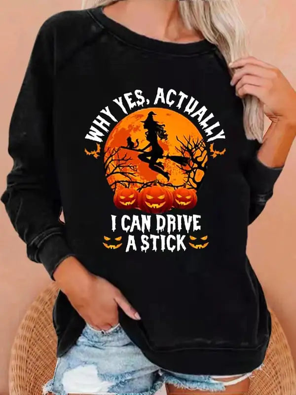 Women's Casual Halloween Print Fashion Apparel