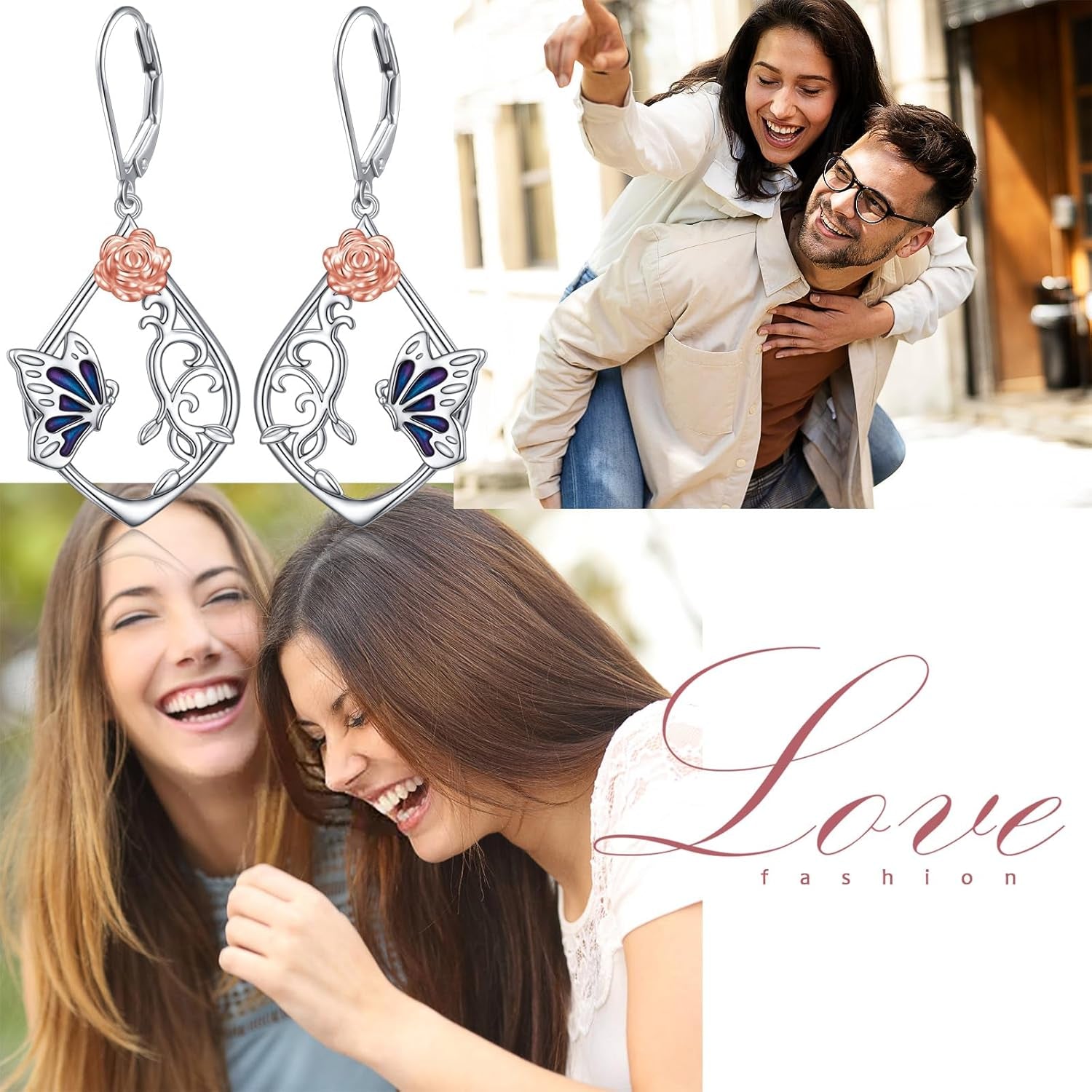 925 Sterling Silver Filigree Dangle Drop Earrings Daisy/Lotus/Rose Flower/Moonstone Leverback Teardrop Earrings for Women Infinity Celtic Knot Daisy Lotus Jewelry for Mothers Day
