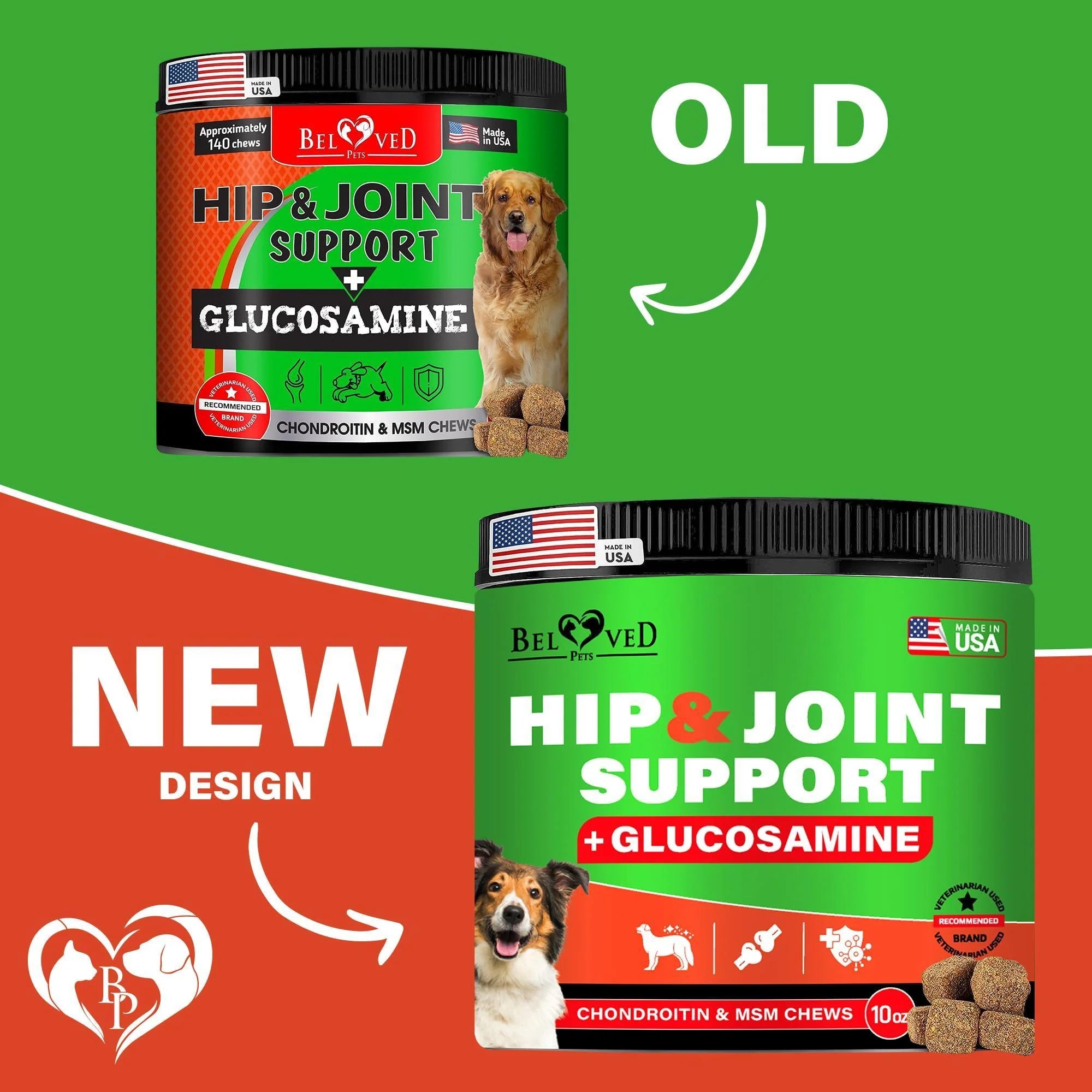 Dog Hip and Joint Supplement & Arthritis Pain Relief Treats Glucosamine Chondroitin MSM Soft Chews for Senior Dogs Natural Medicine & Support Mobility Turmeric Vitamins for Dysplasia USA