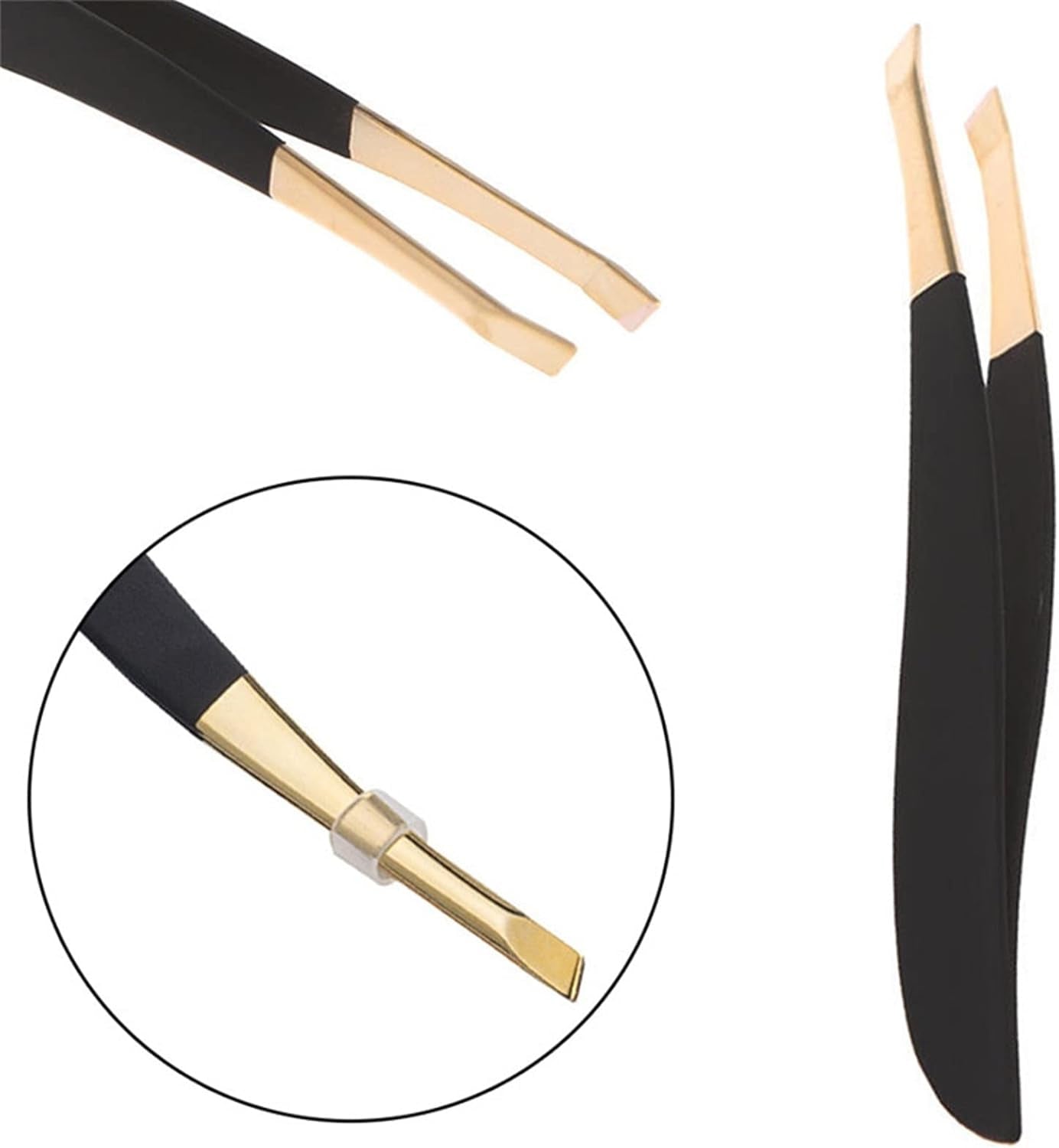Hair Removal Tweezers Professional Stainless Steel Hair Removal Eye Brow Eyebrow Tweezers Clip Gold Women Beauty Makeup Tools