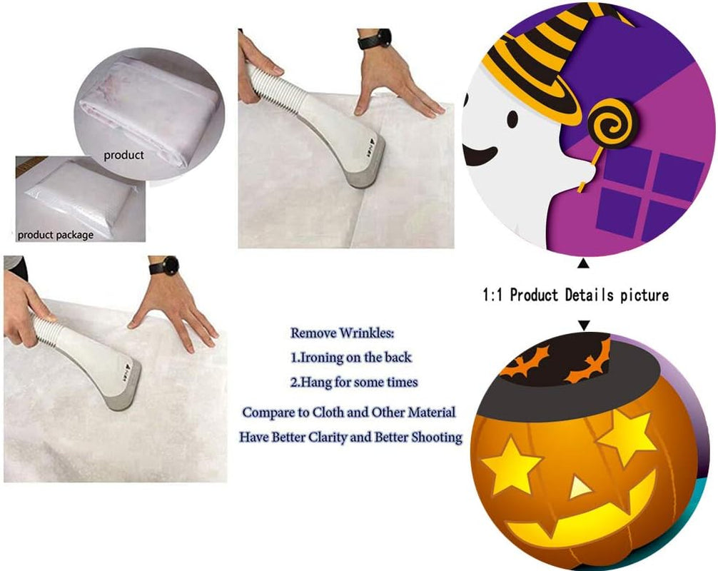 8X6Ft Halloween Party Backdrops Halloween Photo Background Halloween Decorations Vinyl Background Photography Studio Props 118