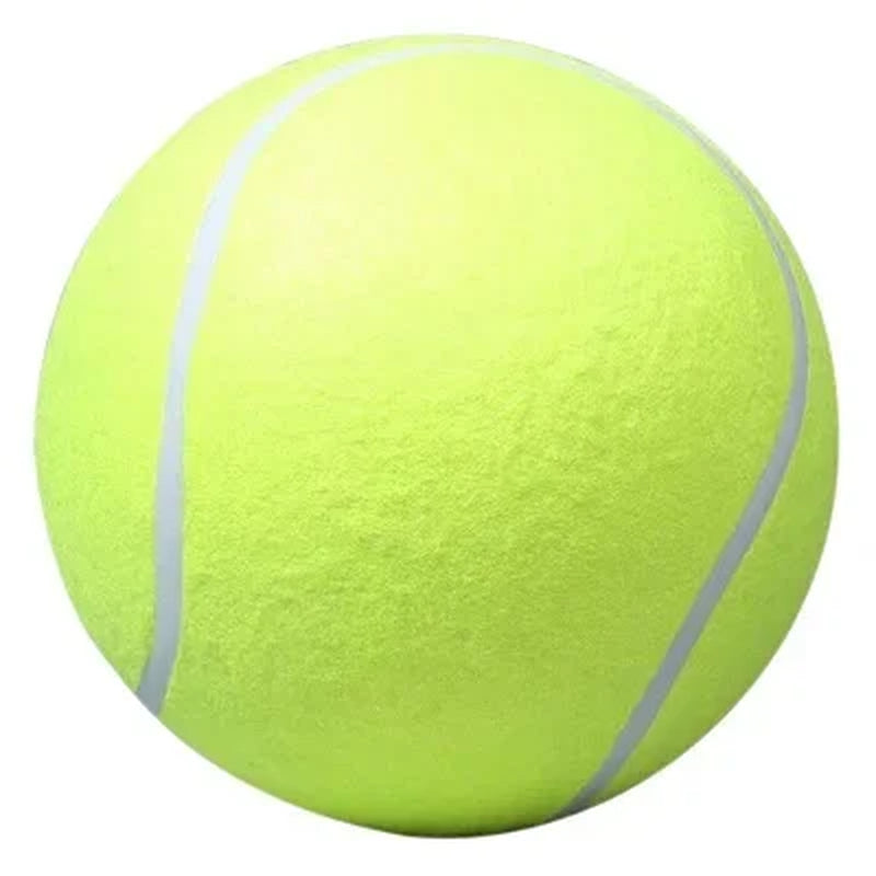 9.5'Giant Tennis Ball for Dog Chew Toy Big Inflatable Tennis Ball Pet Dog Interactive Toys Pet Supplies Outdoor Cricket Dog Toy