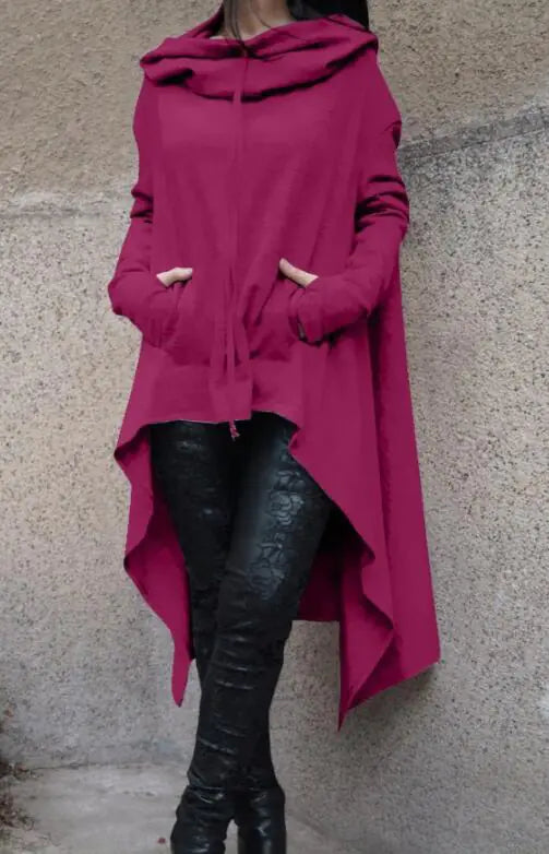 Loose Hooded Women’s Apparel for Fall and Winter 2021