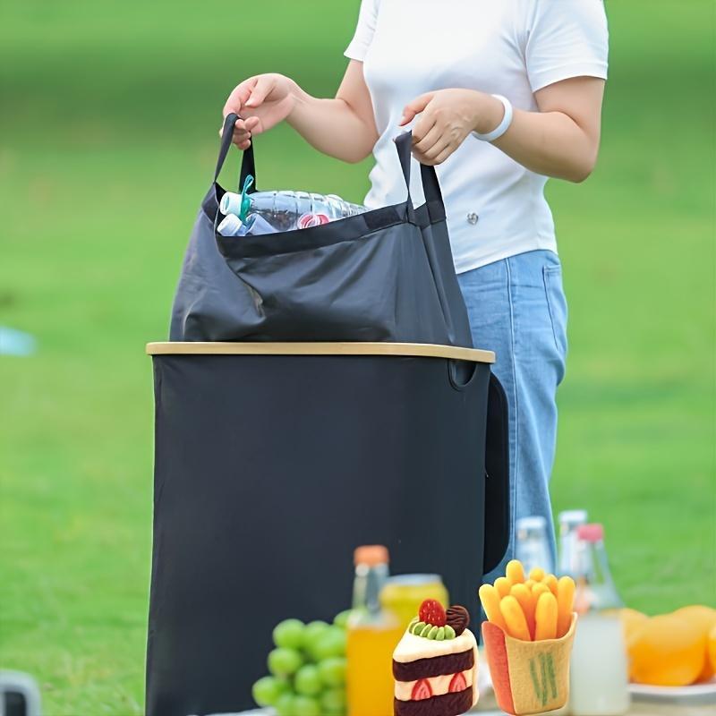 Kitchen  Recyclable Trash Can 26 Gallons Removable Reusable Inner Bag With Lid Bottle Plastic Waste Kitchen Trash Can