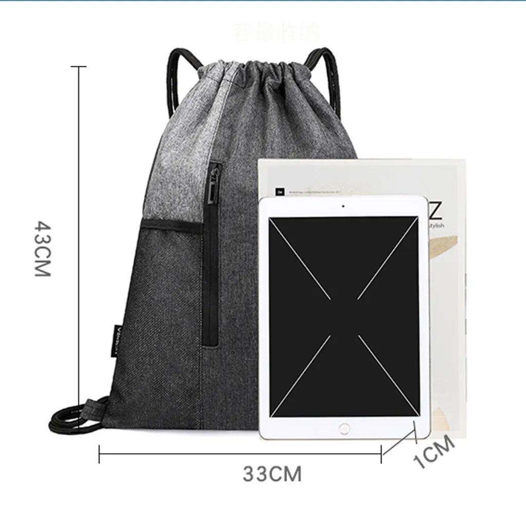 Fashion Oxford Drawstring Backpack Bags Unisex Casual String Travel Beach Bags Knapsack for Women Men School Bags Mochila