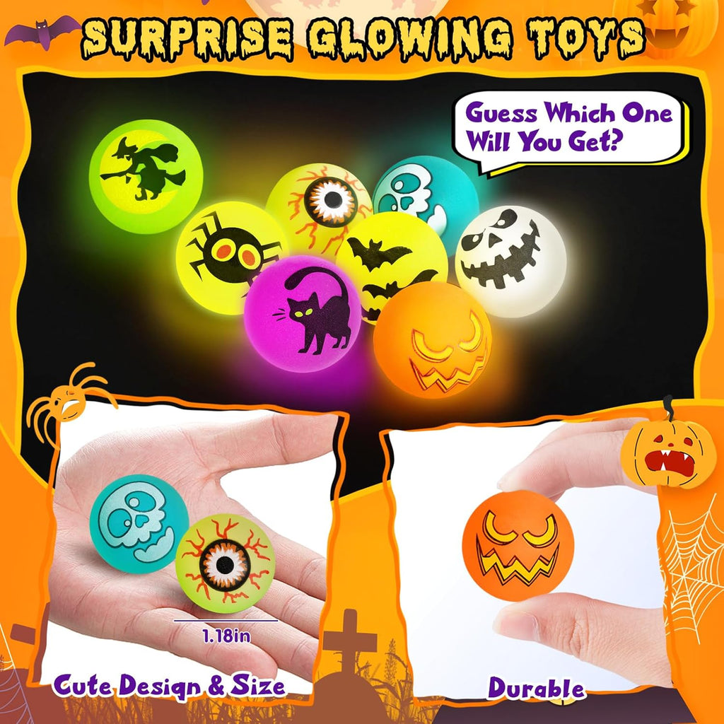 Halloween Witch Cauldron Themed Bath Bomb with Squishy Toy, 8 Packs Bubble Kids Bath Bombs, Black