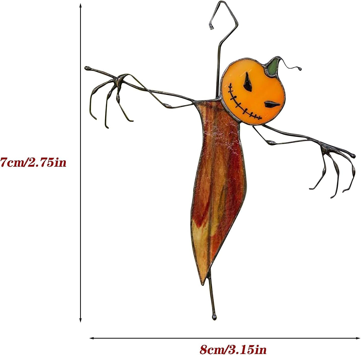 Halloween Decoration Halloween Pumpkin Ghost Spider Hanging Ornament, Window Wall Pendant for Patio Lawn Garden Party and Holiday Decorations