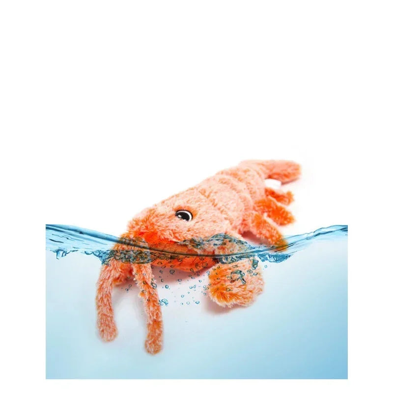 Pet Cat Toy USB Charging Simulation Electric Dancing Moving Floppy Lobster Cats Toy for Pet Toys Interactive Dog Dropshipping