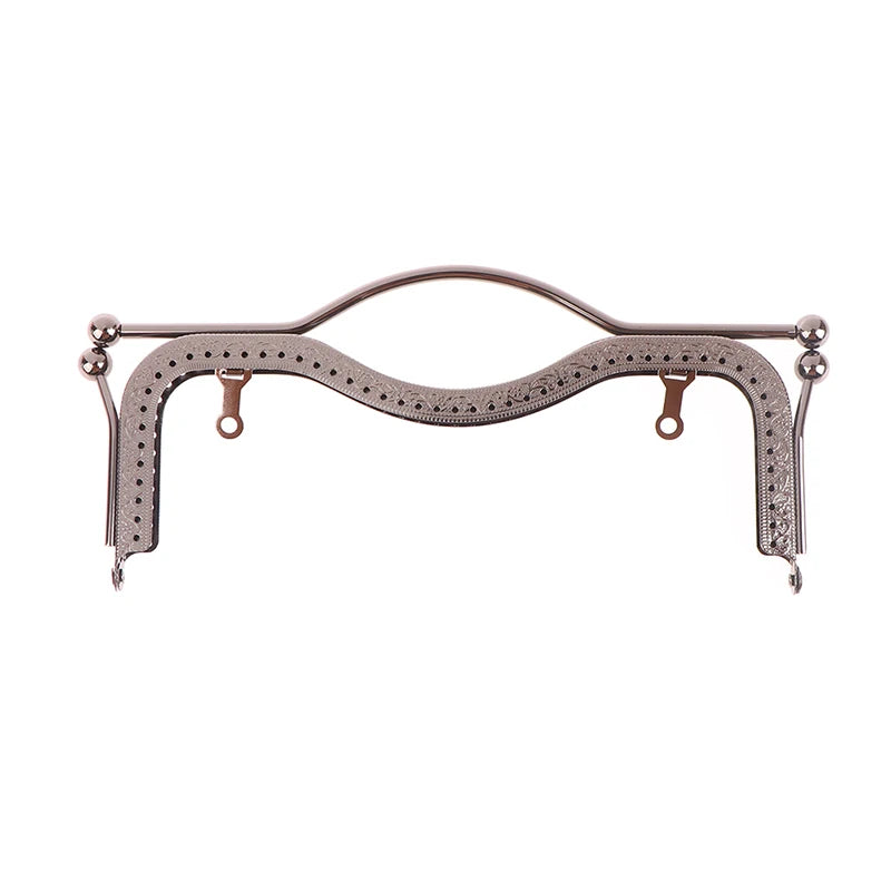 1Pc Fashion Women Bags Handle Metal DIY Coin Purse Bag Handle Handbag Clasp Lock Arch Frame Bags Accessories