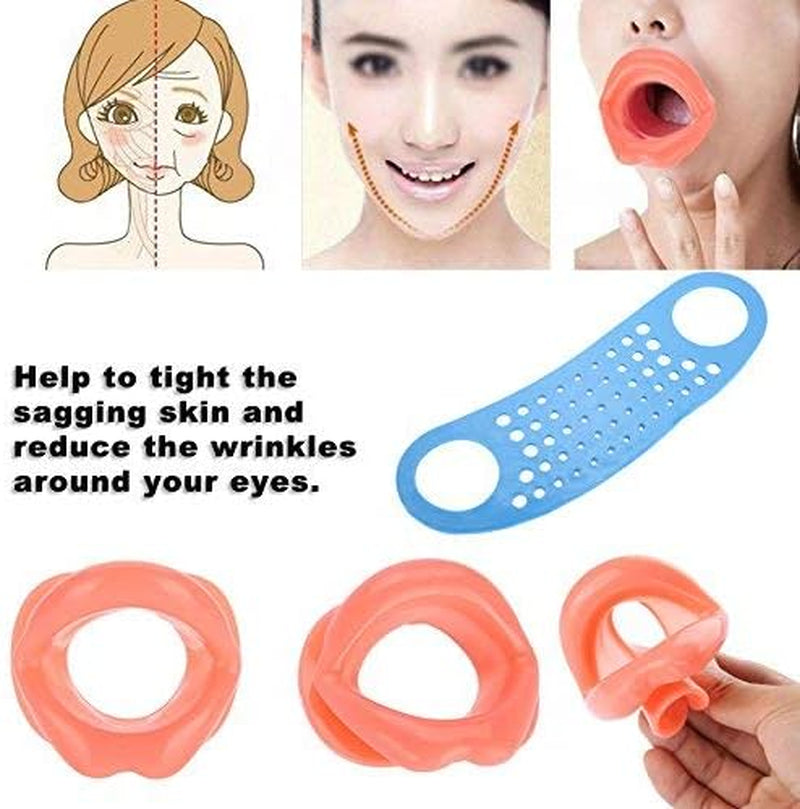 Face Sleeping Lifting Hammock Chin Cheek Band Strap Slimmer Anti-Wrinkle Silicone Lip Exerciser for Women Beauty