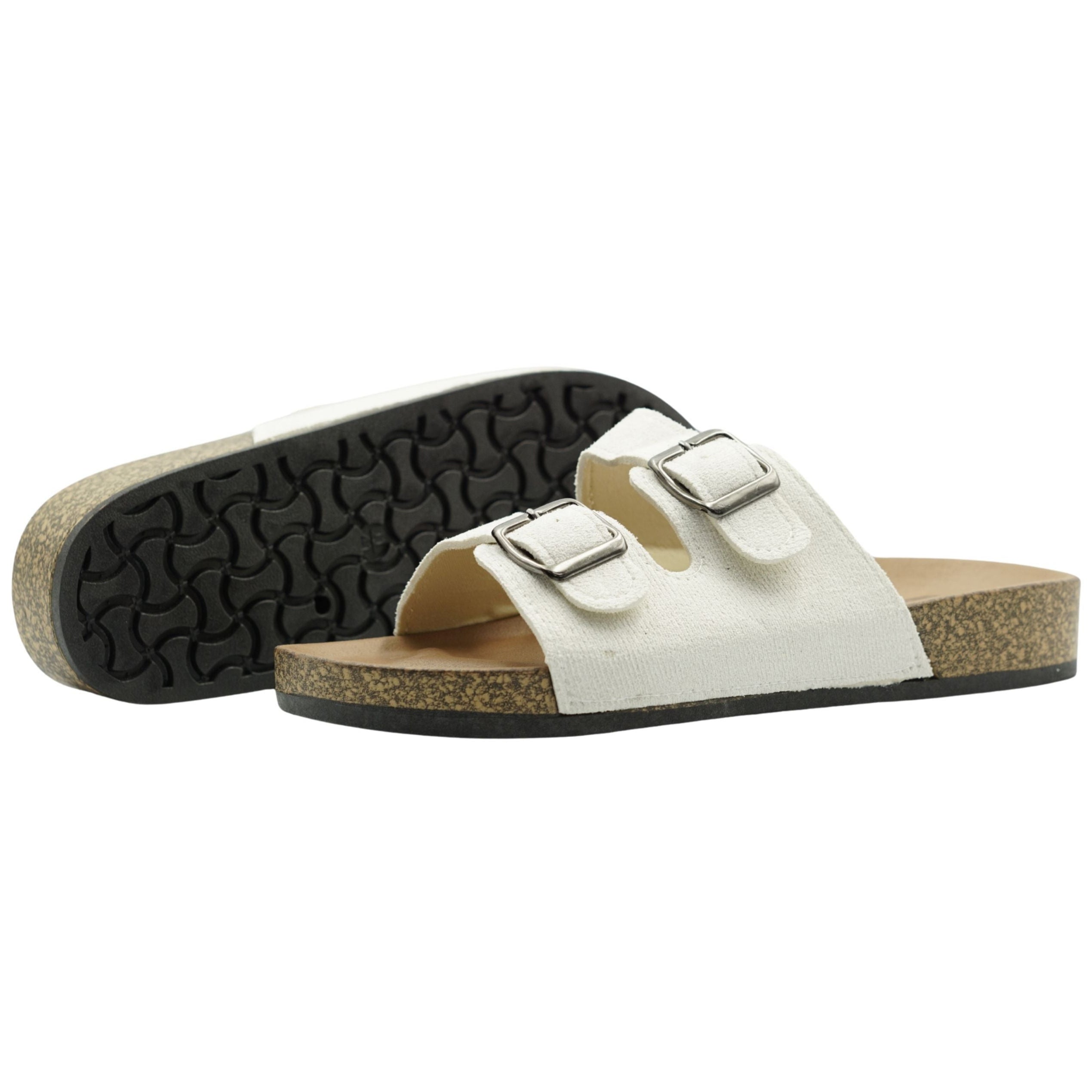TX002 Women’S Footbed Sandals – Comfortable Slip-On Open Toe Slides with Arch Support | Soft EVA Sole, Non-Slip, Lightweight Slippers for Indoor, Outdoor, Home & Travel