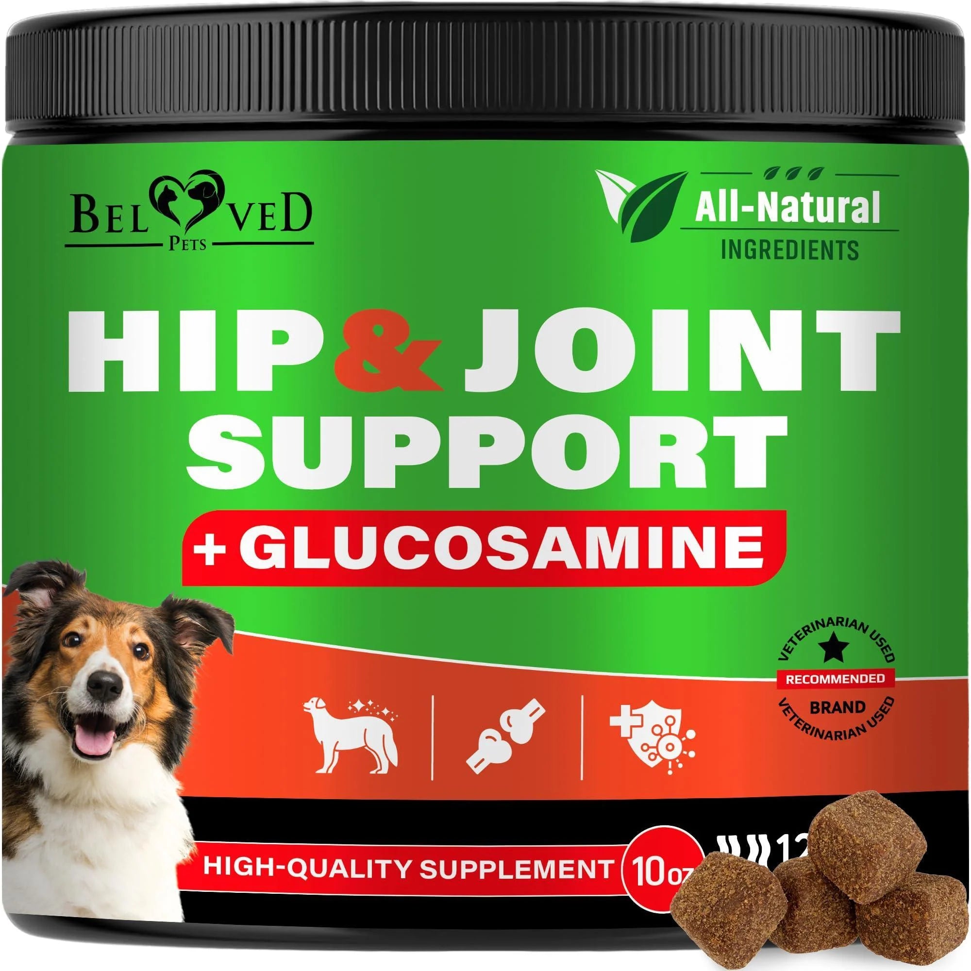 Dog Hip and Joint Supplement & Arthritis Pain Relief Treats Glucosamine Chondroitin MSM Soft Chews for Senior Dogs Natural Medicine & Support Mobility Turmeric Vitamins for Dysplasia USA
