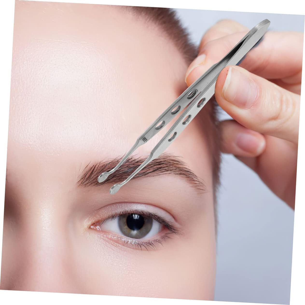 Meibomian Gland Massage Forceps Fake Lash Tweezers Eyebrow Tweezer Meibomian Gland Forceps Eye Stye Remover Tweezer Flat Tip Tweezer Fake Eyelashes Grain of Wheat Stainless Steel Tweezers