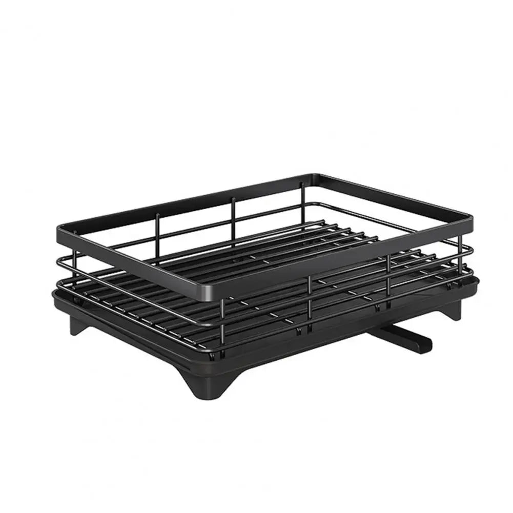 Dish Drying Rack Large Capacity Strong Load-Bearing Dish Drying Rack with Anti-Rust Coating 2 Tier Kitchen Counter Drainer