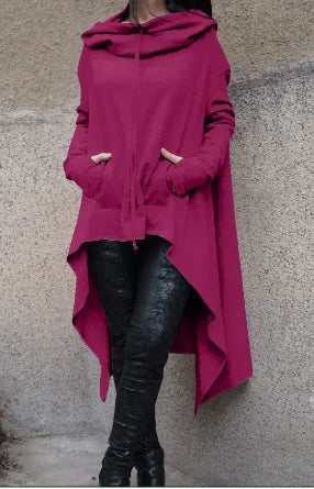 Loose Hooded Women’s Apparel for Fall and Winter 2021