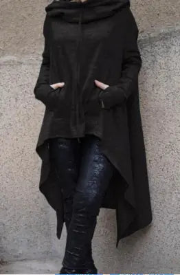 Loose Hooded Women’s Apparel for Fall and Winter 2021