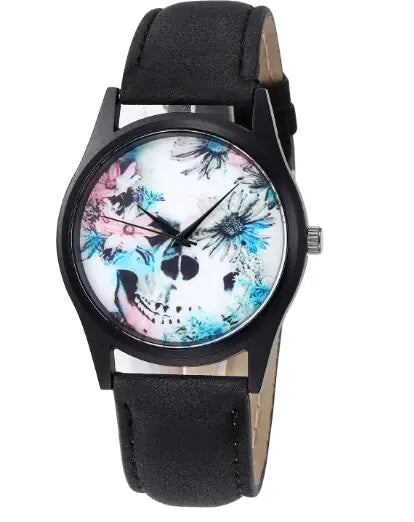 100pcs Women’s Fashion Wristwatch with Flower Face