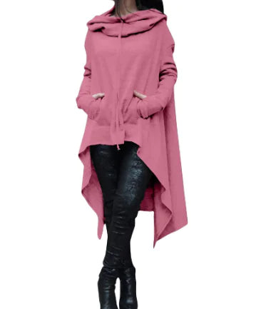 Loose Hooded Women’s Apparel for Fall and Winter 2021