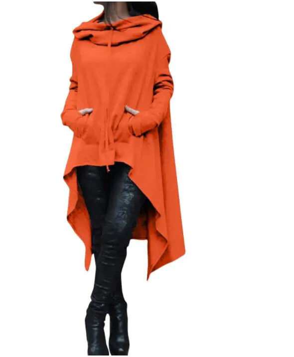 Loose Hooded Women’s Apparel for Fall and Winter 2021