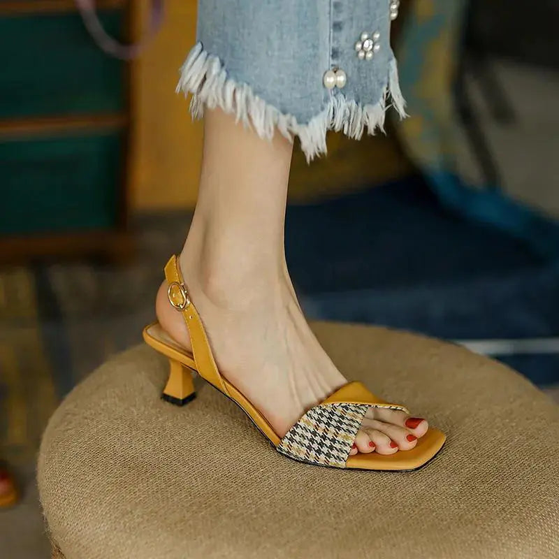 Square Toe Fashion Women's Footwear