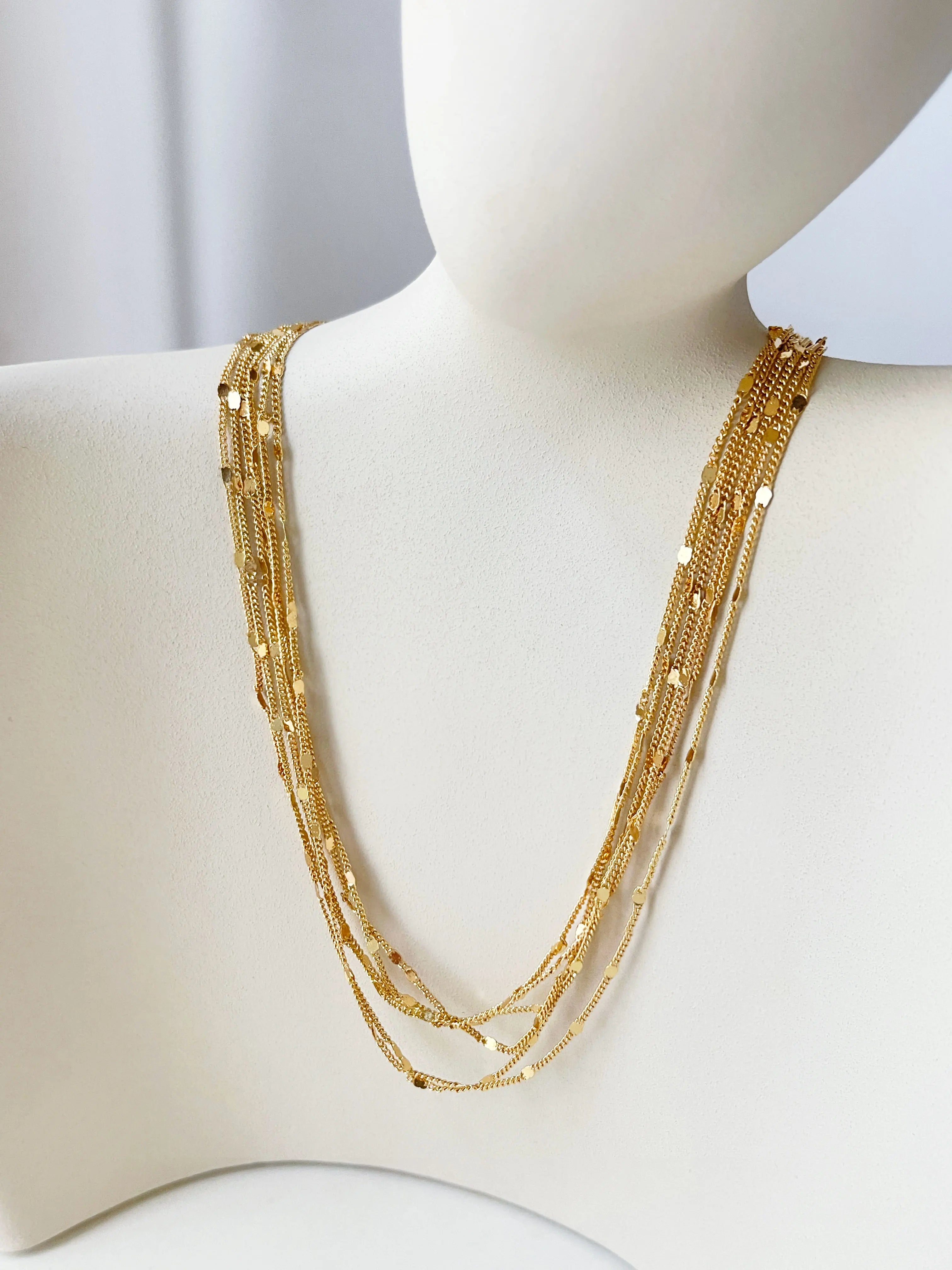 Fashion Bohemia Three Layers Necklace for Women Long Necklace Original French Romantic Starripple Sweater Chain
