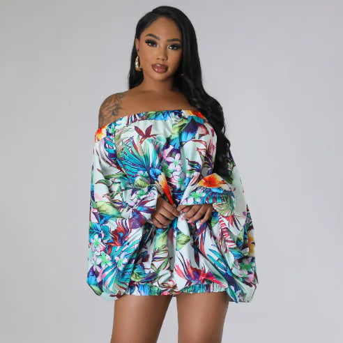 African Style Digital Print Fashion Women’s Dress