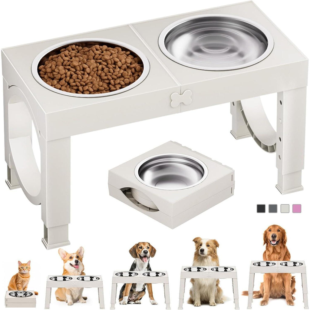 Xia Z Fashion Pet Products Black Dog Bowl Holder