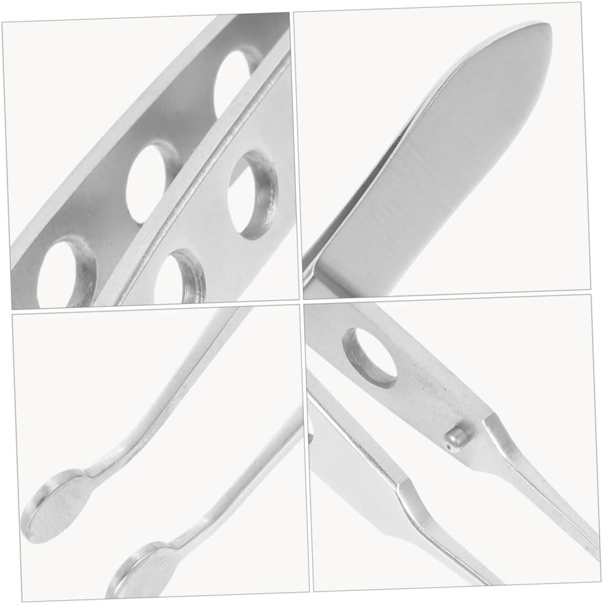 Meibomian Gland Massage Forceps Fake Lash Tweezers Eyebrow Tweezer Meibomian Gland Forceps Eye Stye Remover Tweezer Flat Tip Tweezer Fake Eyelashes Grain of Wheat Stainless Steel Tweezers