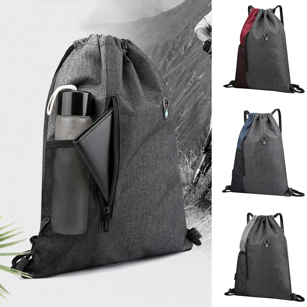 Fashion Oxford Drawstring Backpack Bags Unisex Casual String Travel Beach Bags Knapsack for Women Men School Bags Mochila