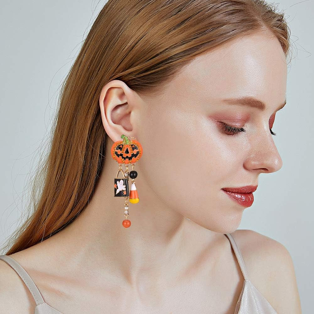 Gold Statement Earrings - Silver, Big, Chunky, Geometric Rectangle, Large, Thick - 12 Colorful Options