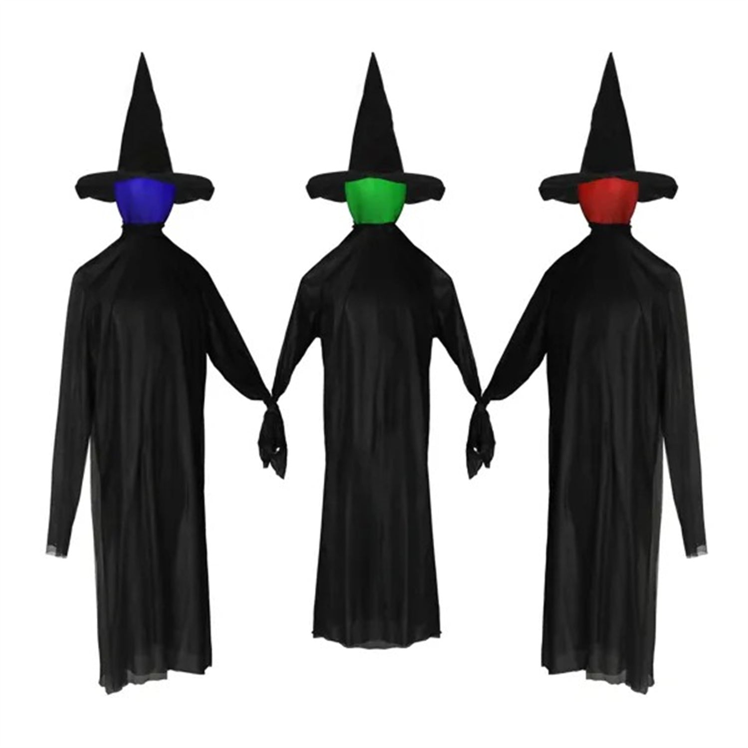 Halloween Black Witches With Change Colors