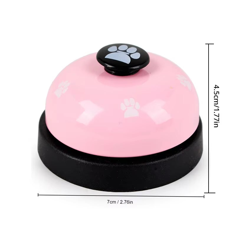 1Pc Pet Toy Training Dinner Small Bell Footprint Dog Toys for Teddy Puppy Pet Call Puppy Accessories Pet Toys
