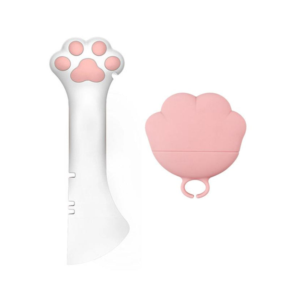 Pet Canned Spoon Jar Opener Puppy Feedingmixing Wet Dry Cat Dog Accessories Feedershovel Tableware Multifunction Pet Cannedspoon Jar Opener Puppy