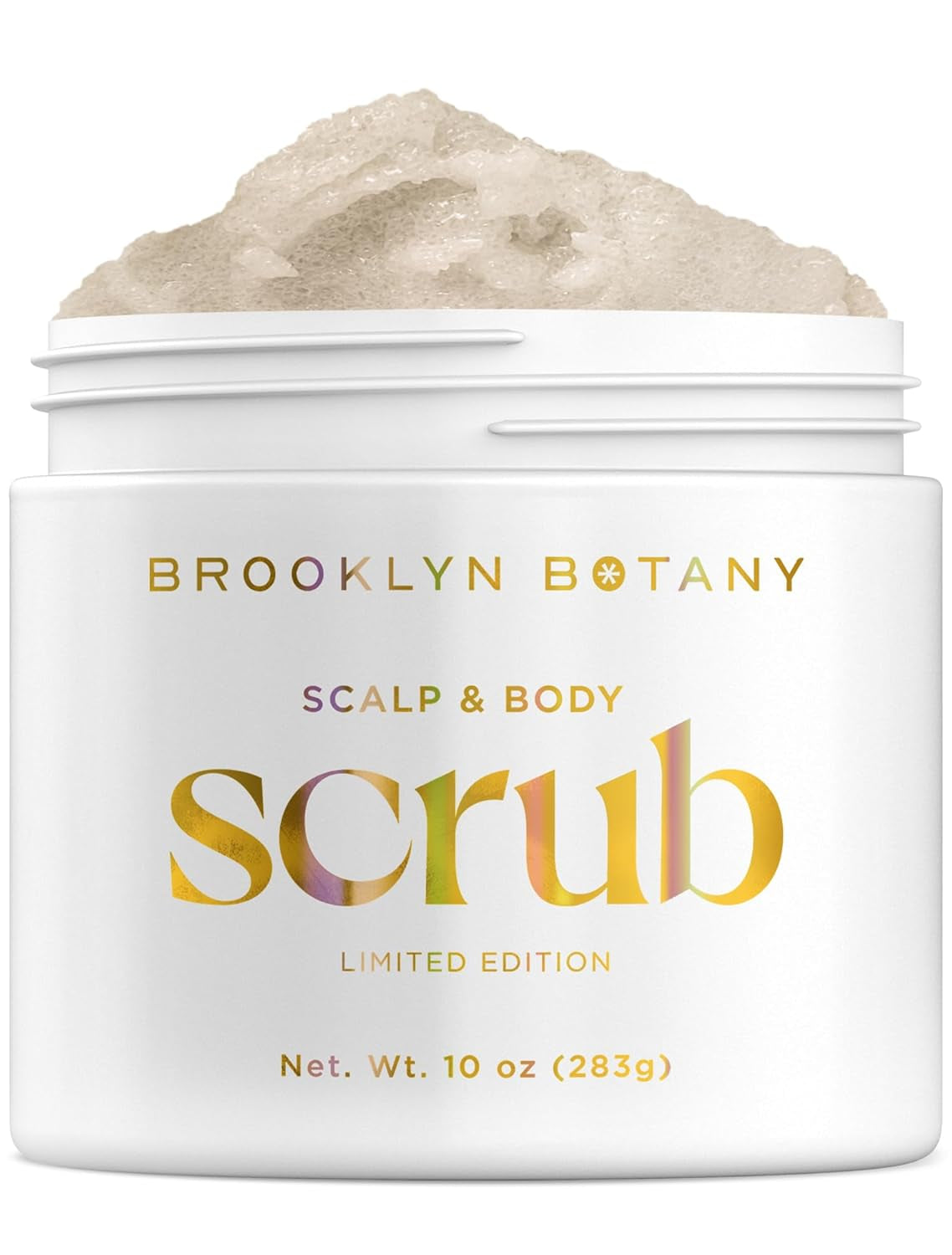 Scalp & Body Scrub – Sugar Scrub Body Exfoliator and Scalp Scrub Made with Coconut Oil to Moisturize, Cleanse and Gently Exfoliate Scalp and Body – Tropical Scent 8.8 Oz