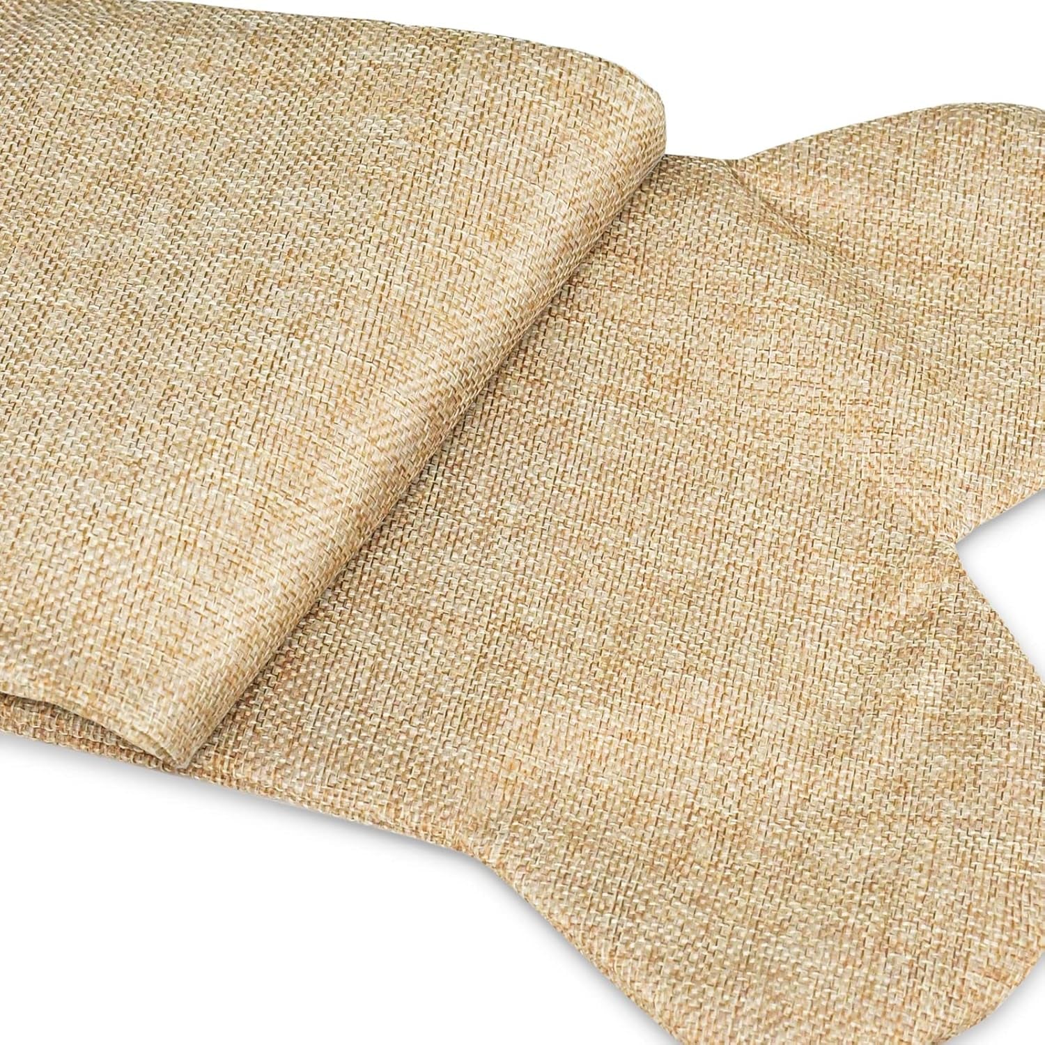 New Linen Large Christmas Stocking for Dogs Cats Pets Jute Natural Burlap Dog Bone Shape Hanging Dog Christmas Stocking
