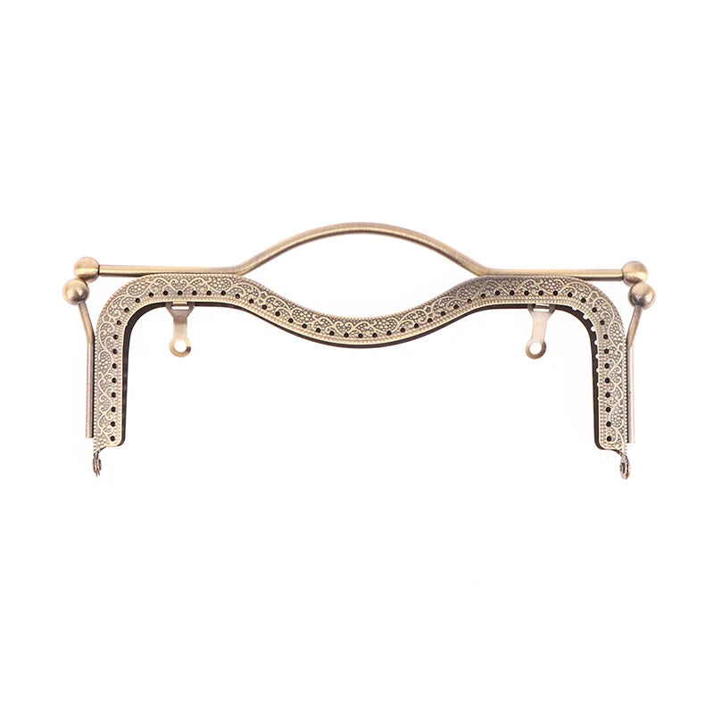 1Pc Fashion Women Bags Handle Metal DIY Coin Purse Bag Handle Handbag Clasp Lock Arch Frame Bags Accessories