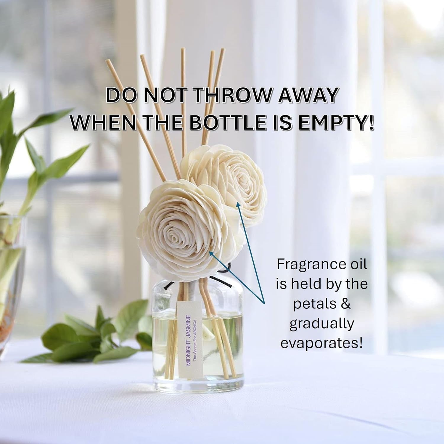 Twin Sola Diffuser 160Ml_Eucalyptus and Bergamot Scent Sticks, Premium Organic Essential Oil Reed Diffuser, Housewarming Wedding Registry Essentials Bedroom Gifts