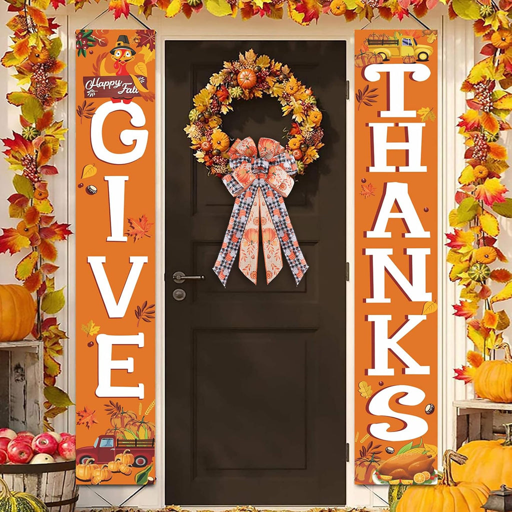 Halloween Wreath Bow Large Topper Bow Orange Pumpkin Pattern Black White Buffalo Plaid Bow Rustic Bowknot Ornaments Decorative Gift Bow for Halloween Party Home Wedding Thanksgiving Party Favor Decor