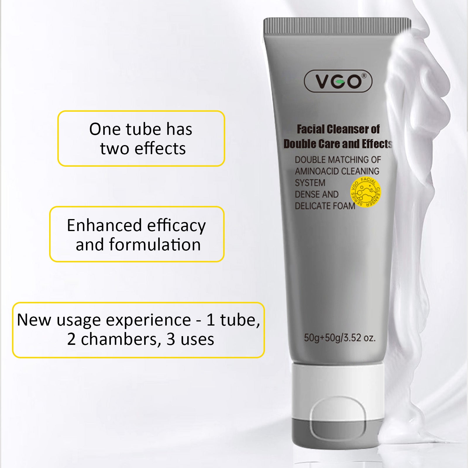 Facial Cleanser Of Double Care And Effets