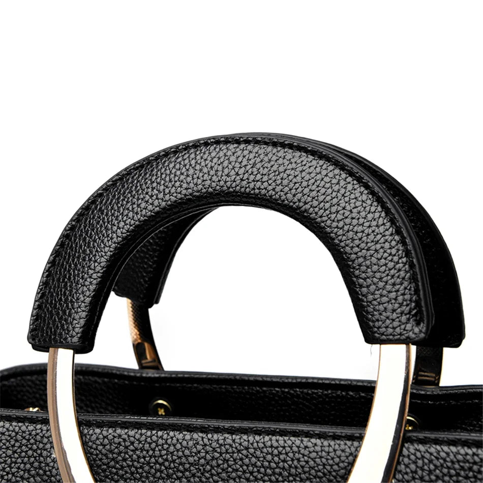 GENUINE  High Quality Pu Leather Casual Tote Luxury Handbags Women Bags Designer Shoulder Crossbody Bags for Women 2025