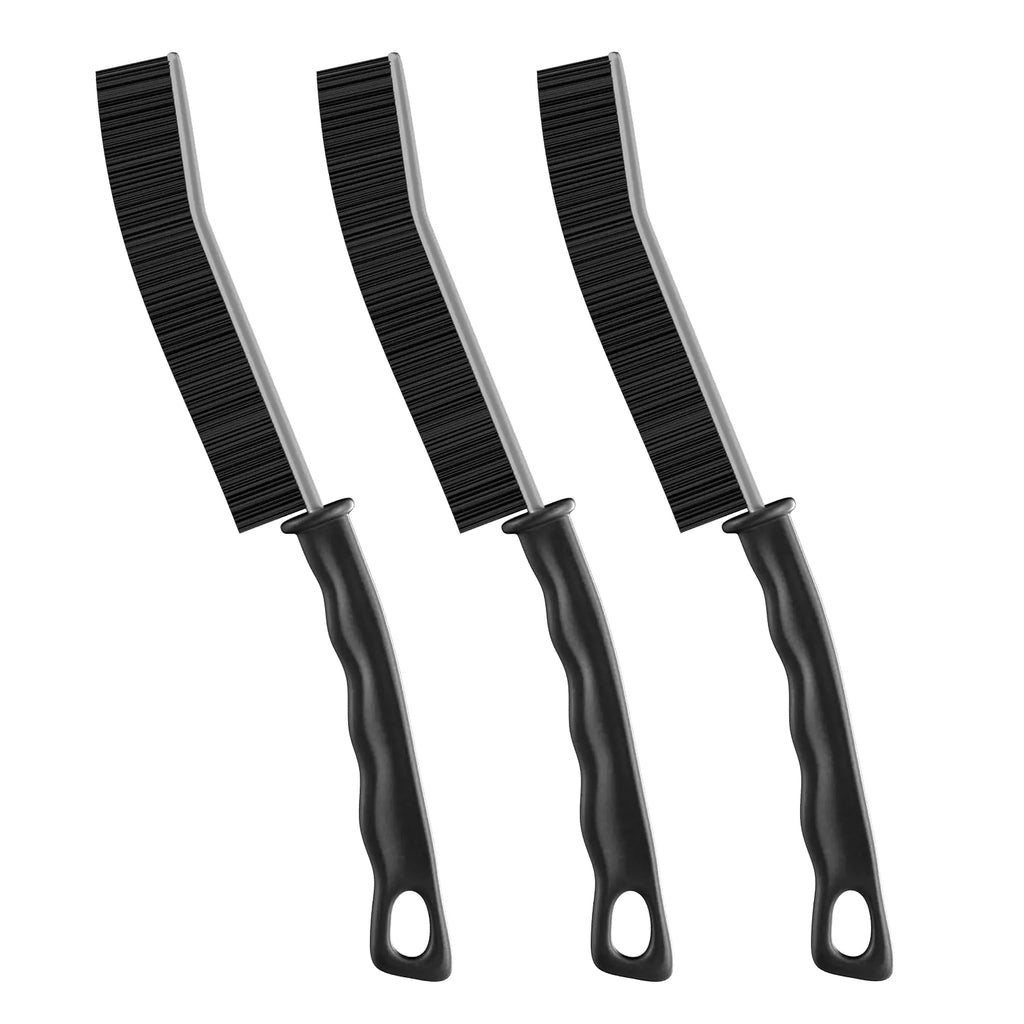 3 Pack Cleaning Brush - Hard Bristle Crevice Cleaning BrushMultifunctional Gap Cleaning BrushHome Essentials Cleaner Tool for Kitchen Window Grout Car Faucets Toilet