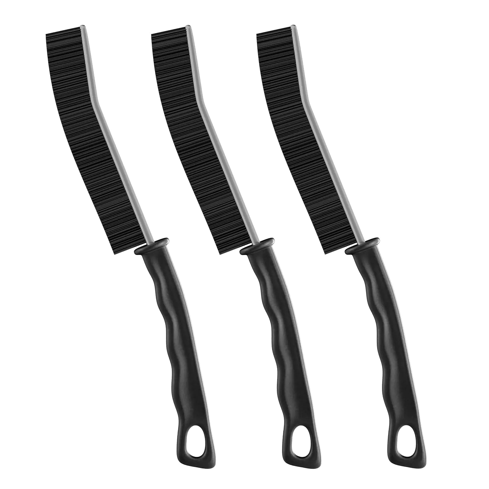 3 Pack Cleaning Brush - Hard Bristle Crevice Cleaning BrushMultifunctional Gap Cleaning BrushHome Essentials Cleaner Tool for Kitchen Window Grout Car Faucets Toilet