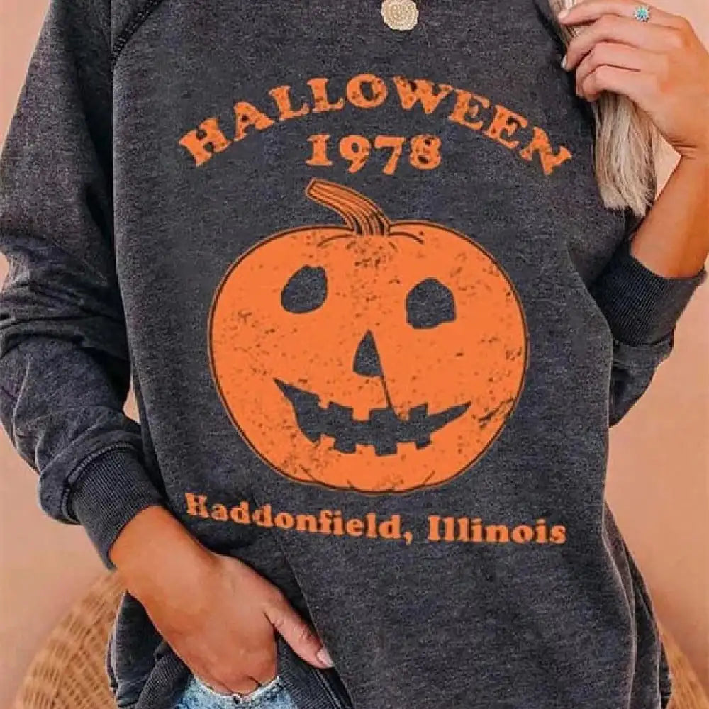 Women's Casual Halloween Print Fashion Apparel