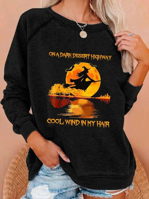 Women's Casual Halloween Print Fashion Apparel
