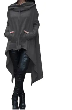 Loose Hooded Women’s Apparel for Fall and Winter 2021