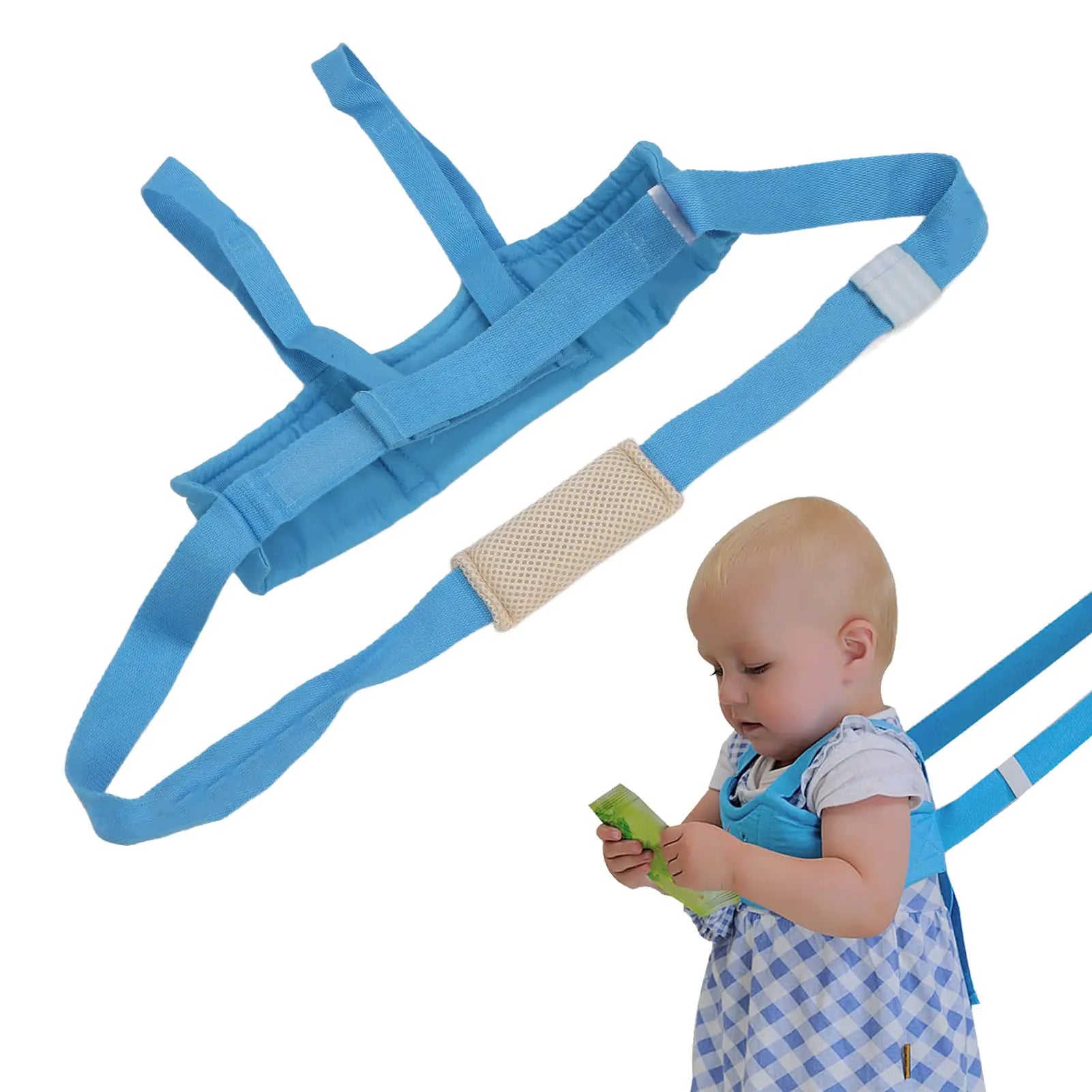 Toddler Walking Harness Baby Walking Harness Baby Assistant Harnesses Leashes Toddler Handheld Adjustable Breathable Kids Walking Learning Helper Toddler Walking Assistant
