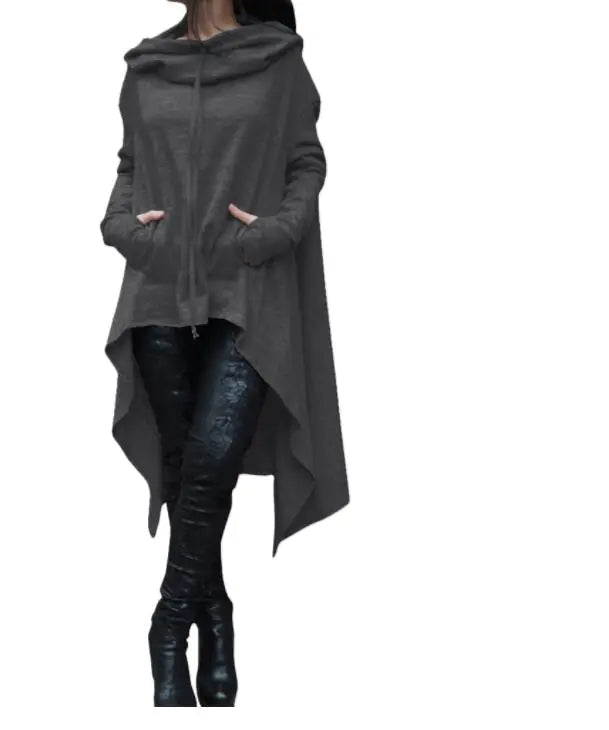 Loose Hooded Women’s Apparel for Fall and Winter 2021