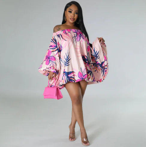 African Style Digital Print Fashion Women’s Dress